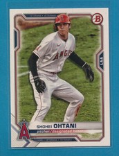 MINT+/- OHTANI 2021 BOWMAN BASE #85 SHOHEI ANGELS FRESH RIPPED TOPPS *TPHLC-3783