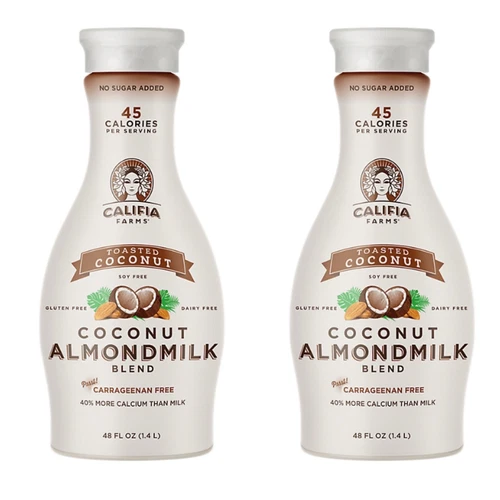 2 Califia Farms Dairy Free - Coconut Almond Milk Blend 48 fl oz Each - Fresh
