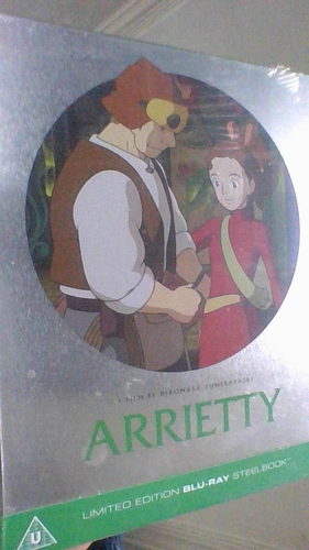 NEW & Sealed Ghibli Arrietty - Limited Ed. Zavvi Exclusive Blu-Ray Steelbook NEW - Imagen 7 de 9