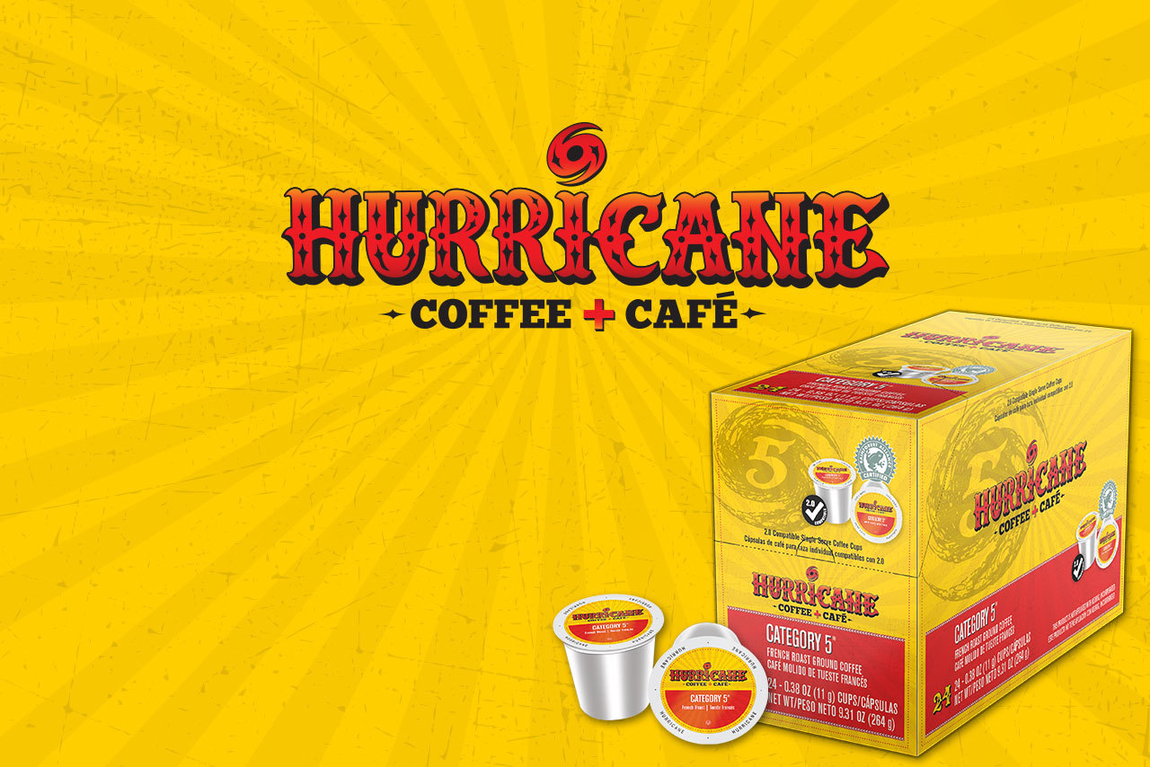Hurricane Coffee Category 5 French Roast Coffee 24 to 144 Keurig Kcup