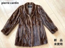 SAGAMINK fur coat Woman's Brown mink Size 11 Free Shippping from Japan