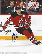 NEW JERSEY DEVILS PATRIK ELIAS SIGNED 8X10 PHOTO A W/COA STANLEY CUP CHAMPIONS