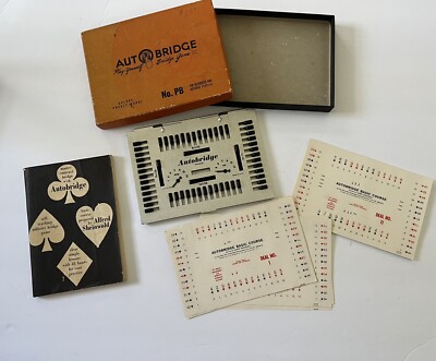 VTG Auto Bridge Game Play Yourself No. PB Deluxe Pocket Model W/Box Pre Owned