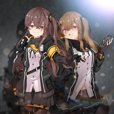 Anime Girls Girls Frontline UMP45 Girls Frontline  Gaming Mat Desk 30052