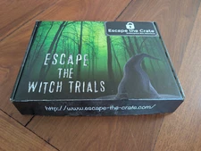 41 ESCAPE the WITCH TRIALS escape the crate PUZZLE BOX game scifi hex salem