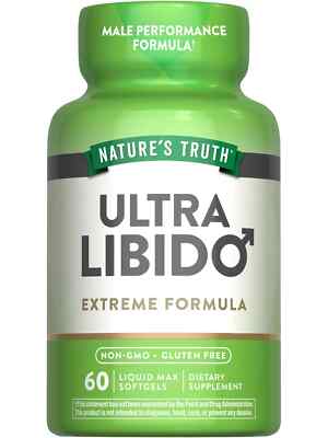 Libido Supplement for Men | 60 Softgels | Non-GMO & Gluten Free Pills