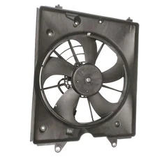 Left Radiator Cooling Fan Assembly w/ Shroud 2018-2023 For Honda Odyssey V6 3.5L