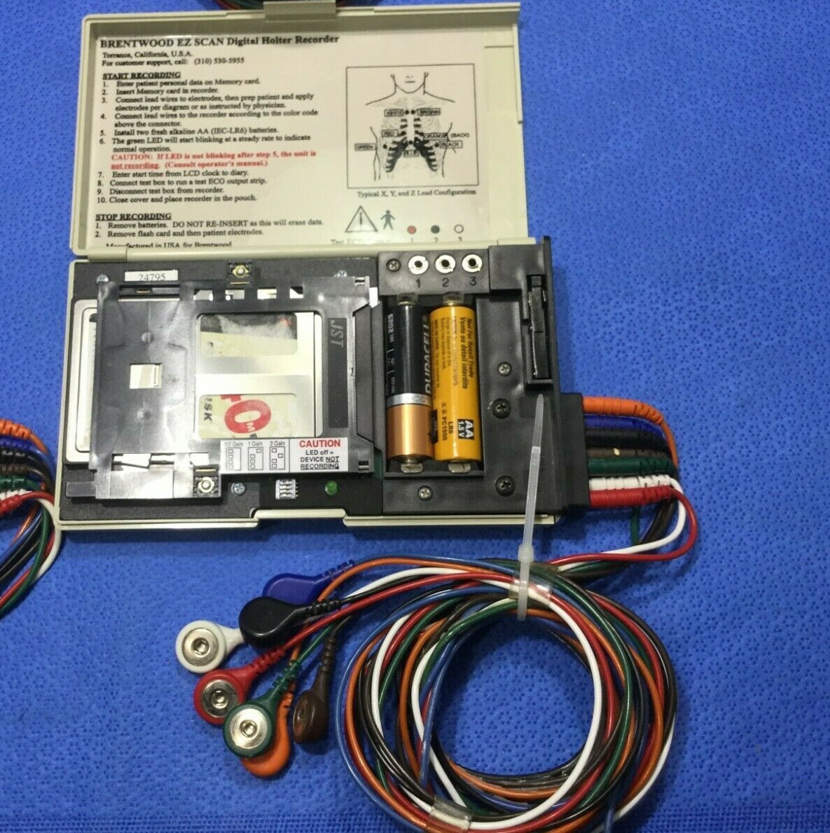 Lot of 3 BRENTWOOD EZ SCAN DIGITAL HOLTER RECORDERS ECG Sold AS IS kp