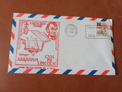 US Navy: USS Abraham Lincoln (CVN-72), christening (1988), #14