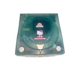 SEGA Dreamcast Hello Kitty Green Clear Console Controller VMU Boxed Set Tested