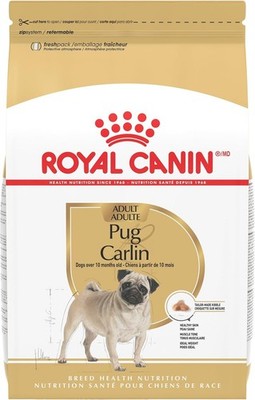 Royal Canin Breed Health Nutrition Pug Adult Dry Dog Food, 10 lb Bag