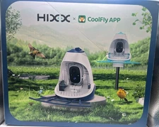 Smart Bird Feeder with Camera, Dual Seed Chambers and Squirrel-Proof. OPEN BOX