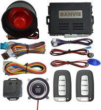 Car Alarm System with Remote Start and Smart Push Button Starter