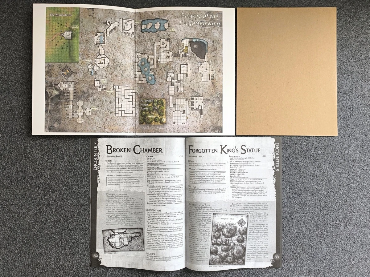 Dungeons Delve Full Set DD1 DD2 DD3 Dungeons & Dragons D&D 3.5E EX+/NM  Complete