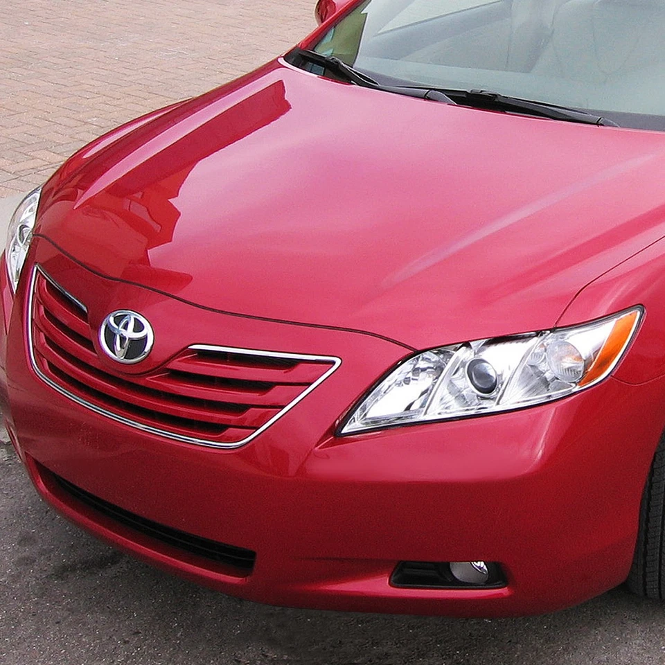 PARA 07-09 TOYOTA CAMRY CARCASA CROMADA ÁMBAR ESQUINA PROYECTOR FARO Foto 4 de 4