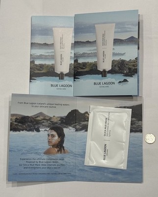 3 X BLUE LAGOON ICELAND Silica Mud Mask Samples 5g/0.17 fl oz EACH