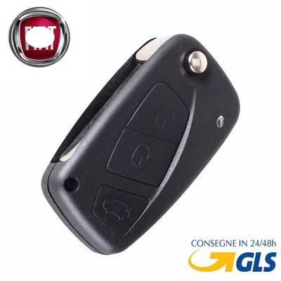 Shell key cover 3 buttons compatible for Fiat Panda 169