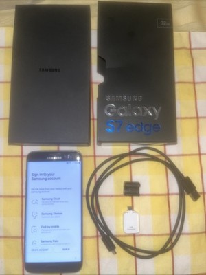 Samsung Galaxy S7 Edge SM-G935A - 32GB -Black - AT&T - (Read)
