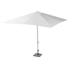 Ombrellone palo centrale Alluminio Bianco GIARDINO PISCINA BALCONE VERANDA