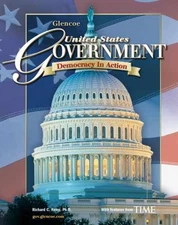 United States Government: Democracy - Hardcover, by McGraw-Hill Education - Good