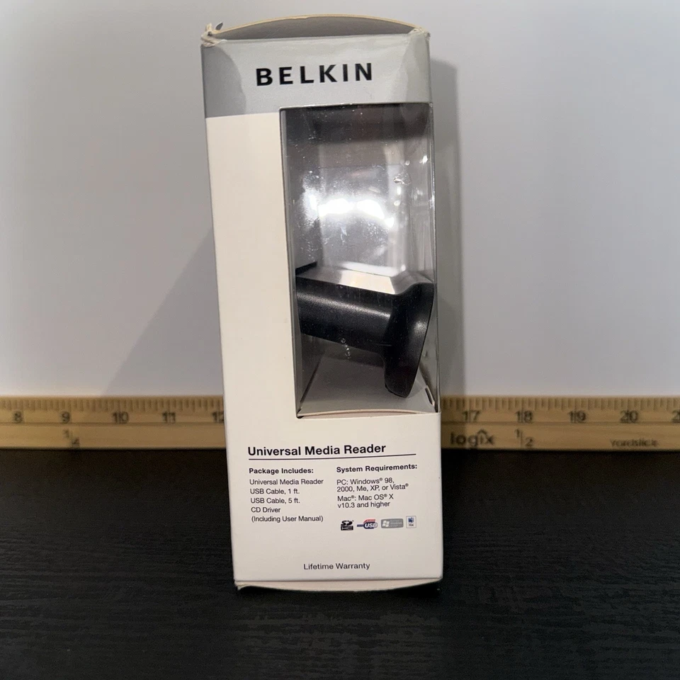 Belkin Universal Flashcard Media Reader USB 2.0 F4U003 Computer Transfer Device - Image 3 of 4