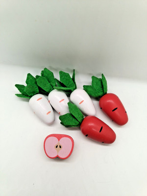Melissa & Doug Wooden Counting & Sorting Carrots Educational Baby Toy  Lot Of 6