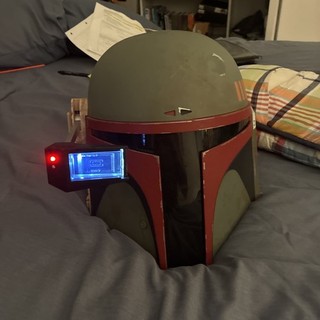 Star Wars The Black Series Boba Fett Re Armored Premium Electronic Helmet NO BOX