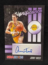 JERRY WEST LAKERS 2020 21 PANINI NBA HOOPS GREAT SIGNIFICANCE AUTOGRAPH AUTO