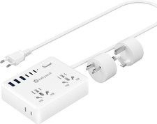 Universal Travel Adapter, European Travel Plug Adapter, Eu/Uk/Au/Plug