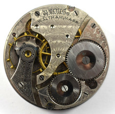 Vintage Waltham Grade 610 16s 7J OF Pocket Watch Movement lot.wa