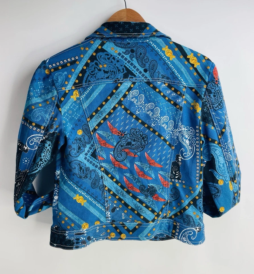 Versace джинсы женщин джинсовой ткани куртка синий размер 46 США размер 10 - Изображение 4 из 4