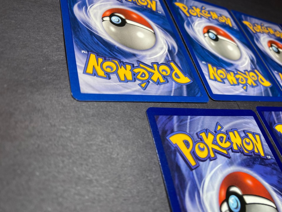7 Pokemon Base Set LOT Starmie Drowzee Charmeleon Koffing Vulpix Onix ...