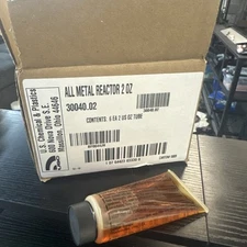 U. S. CHEMICAL & PLASTICS All-Metal Reactor 2 oz.  Liquid Hardener 30040 NEW !!