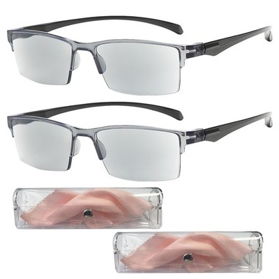 AQOYNQ 2PCS Auto Focus Glasses Self Adjusting, 5.71 inches, Transparent