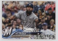 2018 Topps Holiday WalMart Mega Box Metallic Snowflake Eric Thames #HMW200 1fn9
