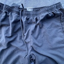 Nike Pants Mens Large Black Lined Track Warm Up Swoosh Athletic 249340-010