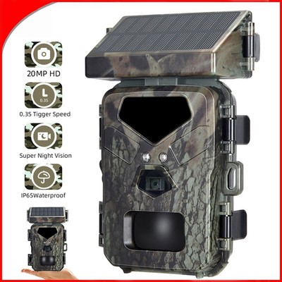 Infrarot Wildkamera mit Solarpanel f??r den n?chtlichen Gebrauch und Haltbarkei