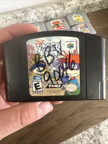 Rugrats in Paris: The Movie Nintendo 64 N64 - Cartridge Only Black