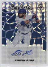2021 Panini Mosaic Scripts Edwin Rios #SCR-ER Auto 13kt