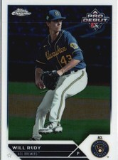 2023 Topps Pro Debut #PDC-150 Will Rudy Chrome