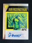 2021 Panini Chronicles Flux UFC Jair Rozenstruik #FA-JRZ Auto KM094