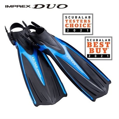 TUSA IMPREX DUO Fins Size M Color BLUE