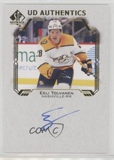 2021-22 SP Authentic UD Authentics Eeli Tolvanen #UDA-ET Auto 0w0l