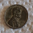 1943 Lincoln Wheat Cent Steel One Cent Coin Circulated Uncertified BN Color