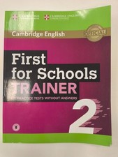 Libro Cambridge English First for Schools Trainer