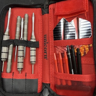 Unicorn Dart Set (3) Darts, flights, storage Set With Lot Extras!