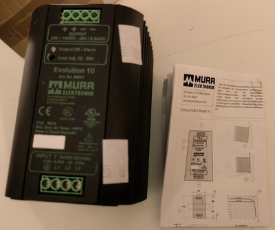 MURR ELEKTRONIK EVOLUTION 10 NETZTEIL Art No 85001 | unbenutzt