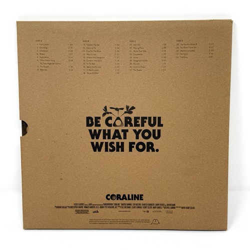 Coraline Original Motion Picture Soundtrack Black 2 Vinyl LP Mondo Bruno Coulais - Picture 2 of 14