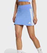 Adidas Skort Sz L Response Climalite Periwinkle Blue White Court Tennis Athletic