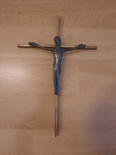 Altes Kreuz Kruzifix  Messing ??  Bronze ??